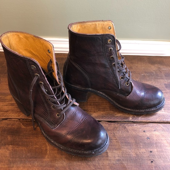 Frye Shoes - Frye Sabrina Lace Up Boots, 8.5